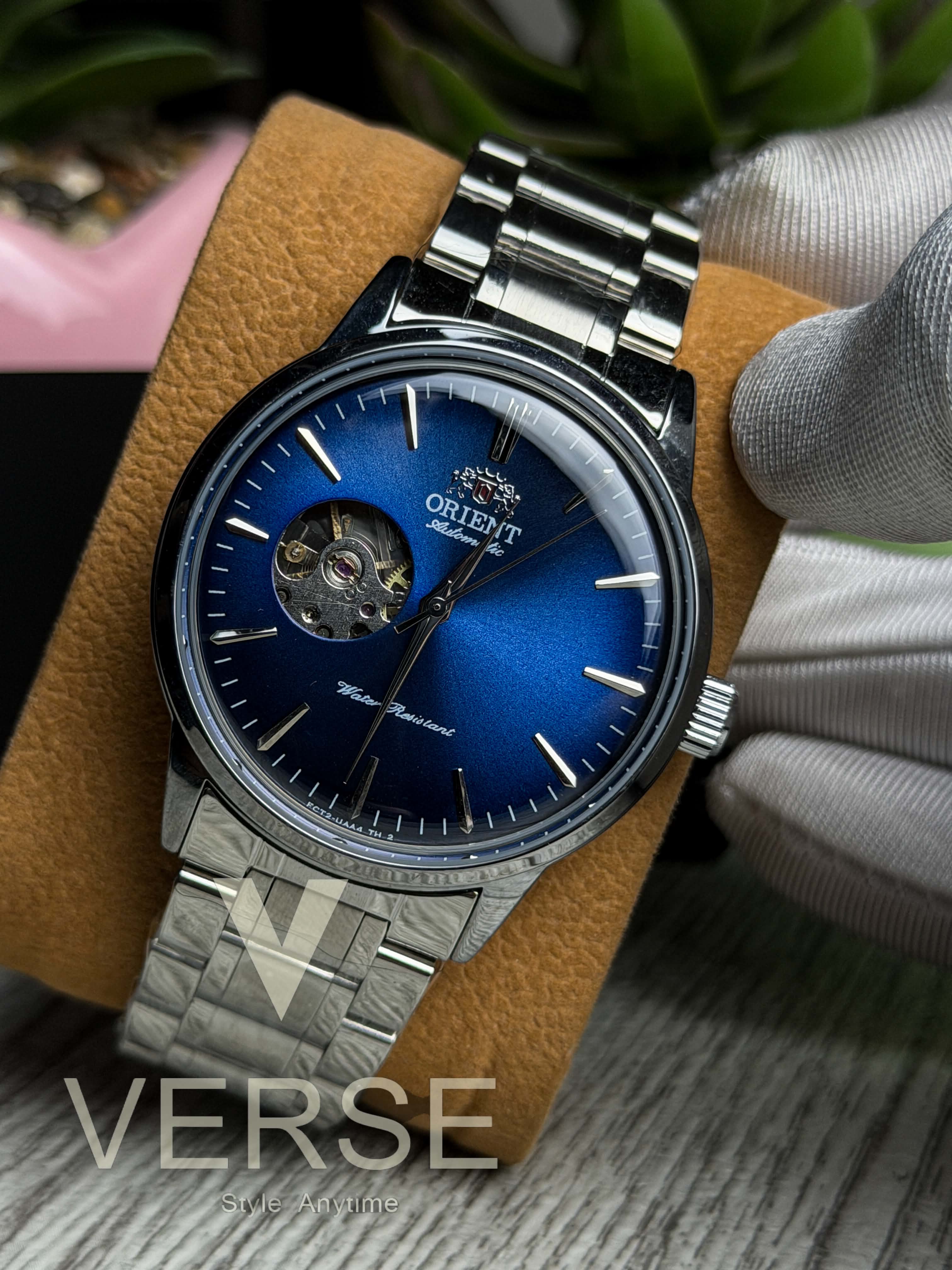 Orient Bambino Open Heart Automatic | Electric Navy Dial Stainless