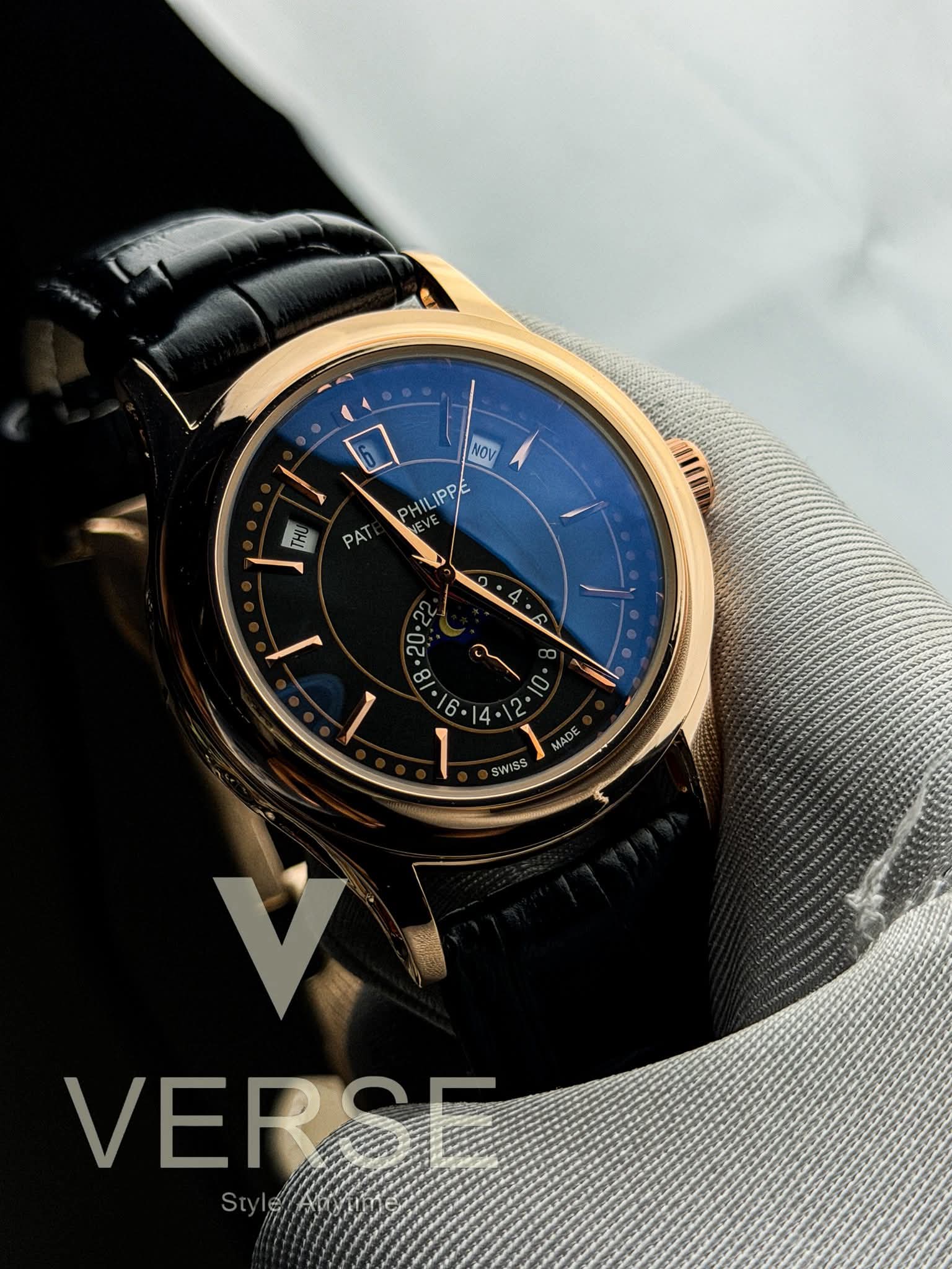 Patek Philippe Complications Quartz AA Black Belt - VERSE - 
