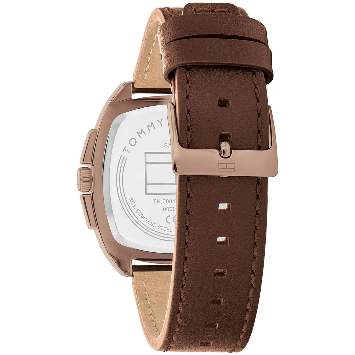 Tommy Hilfiger Apollo Multifunction Green Dial Brown Leather Men's Watch | Tommy Hilfiger 1710557