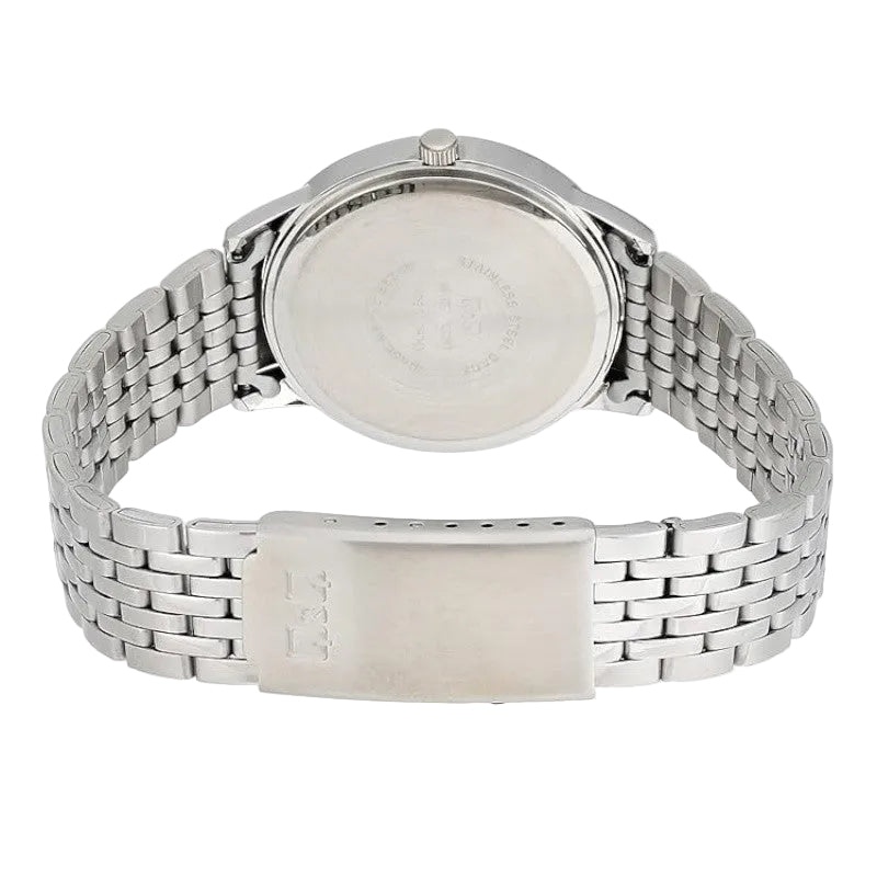 Q&Q Japan Quartz Black Dial Stainless Steel Women's Watch | Q&Q QZ81J202Y