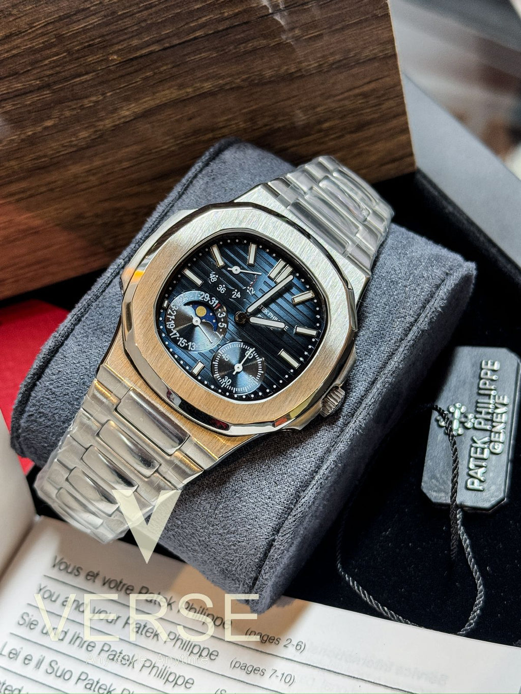 Patek Phlippe Perpetual Calender Blue Automatic Master - VERSE - 
