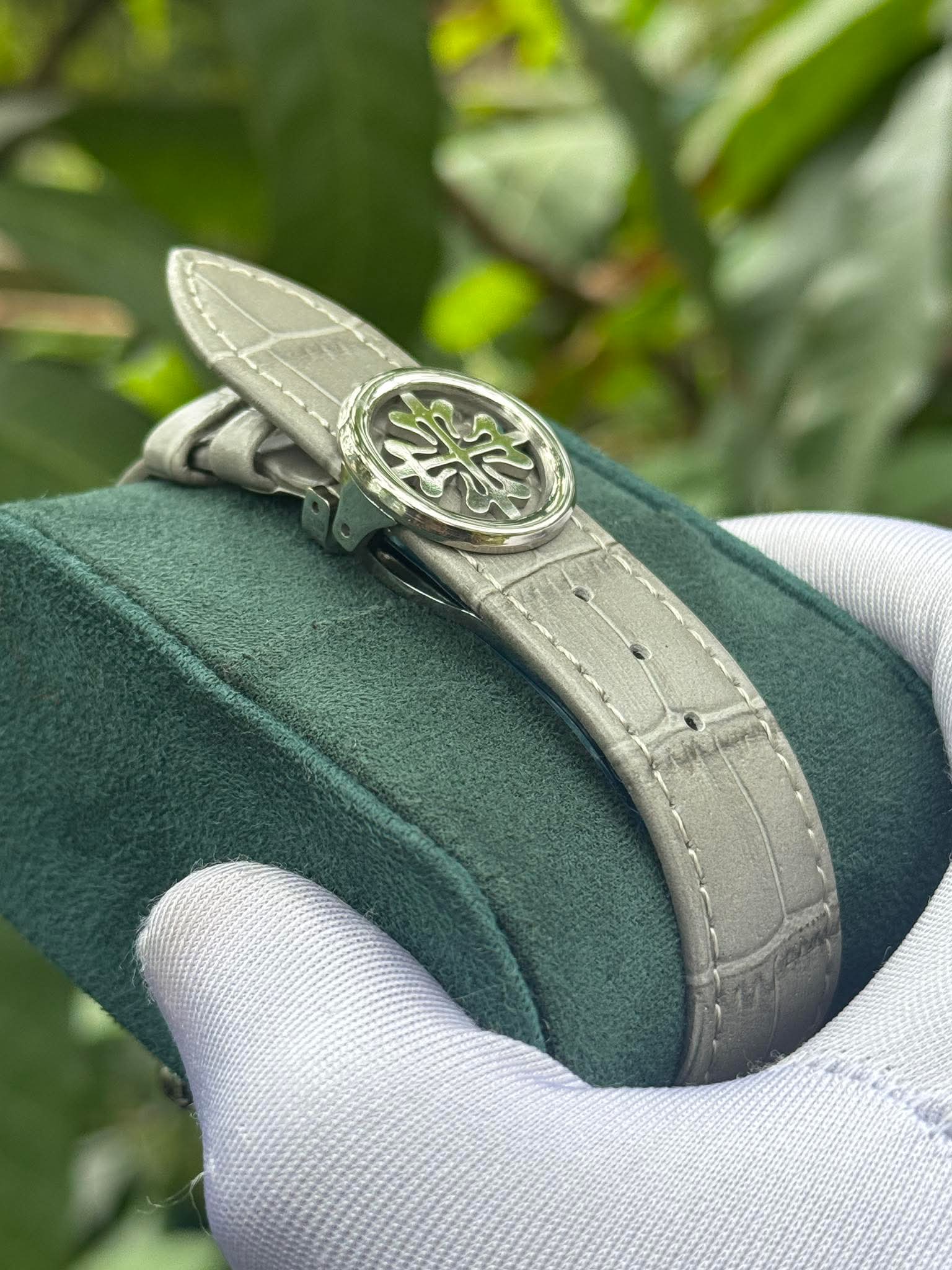 Patek Philippe Chronograph Moonphase Grey Belt Spider Grey Dial AA - VERSE - 