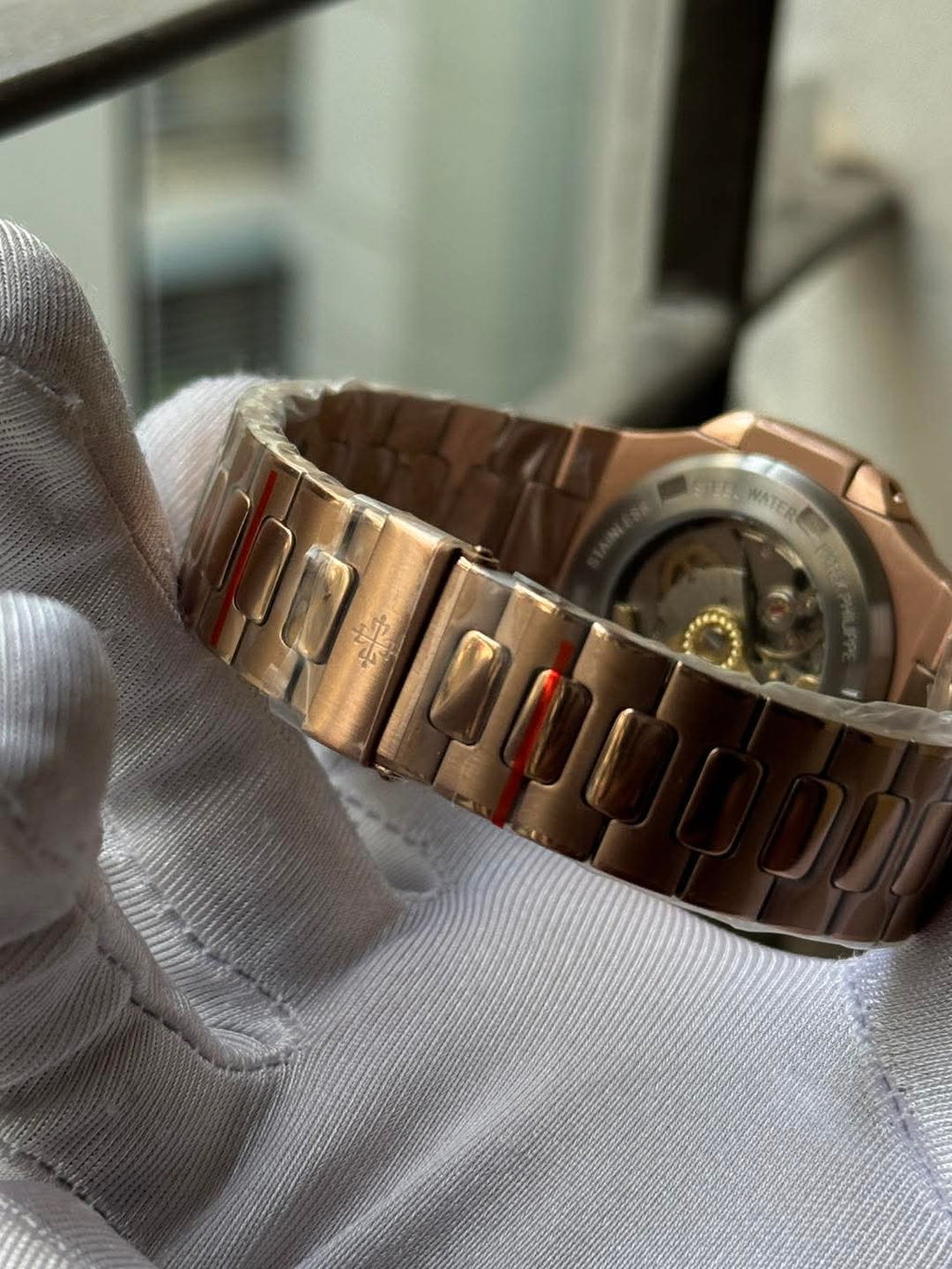 Patek Philippe Nautilus Automatic Rose Gold - Black Dial Triple A - VERSE - 