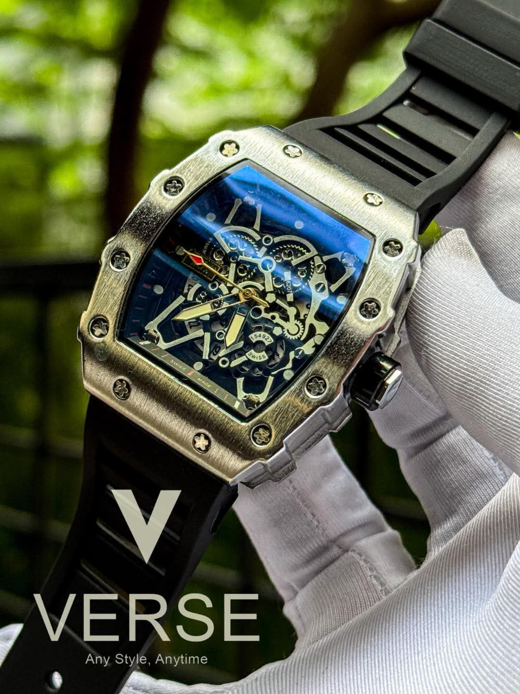 Richard Mille RM35 - 01 Black Belt Silver Case AA - VERSE - 
