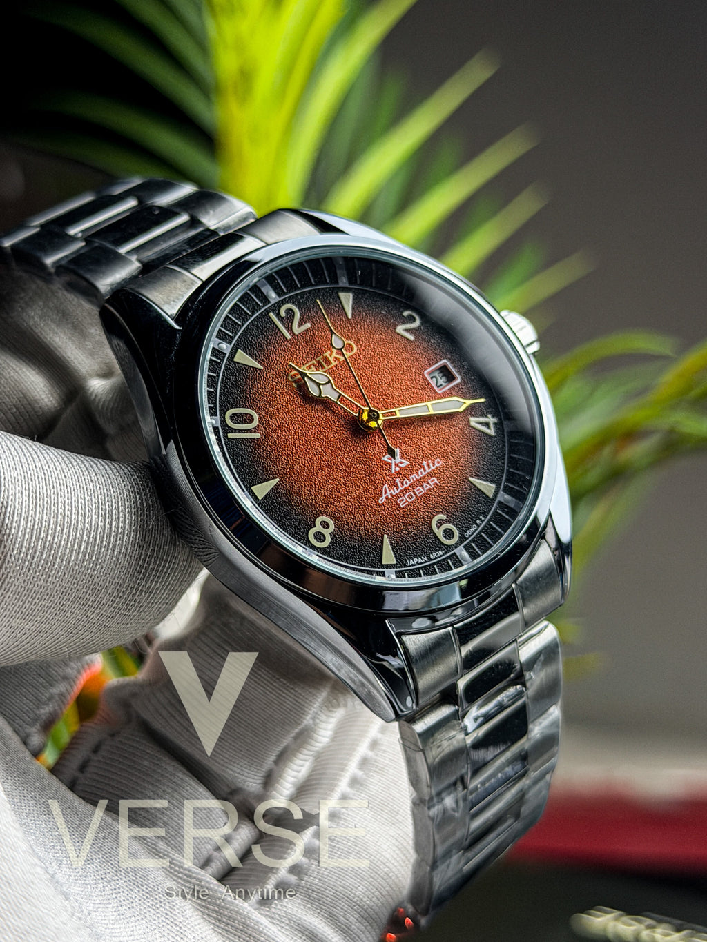Seiko Prospex “Baby Alpinist” Automatic | Sunrise Orange Dial - ( Semi Triple A )