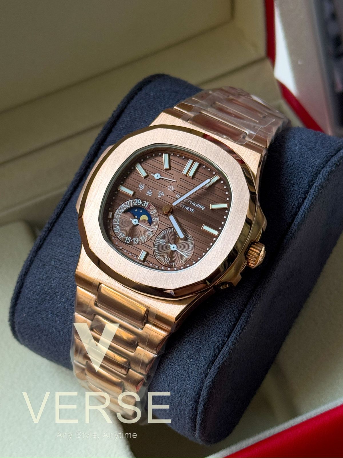 Patek Phlippe Perpetual Calender Automatic Rose Gold Master - VERSE - 