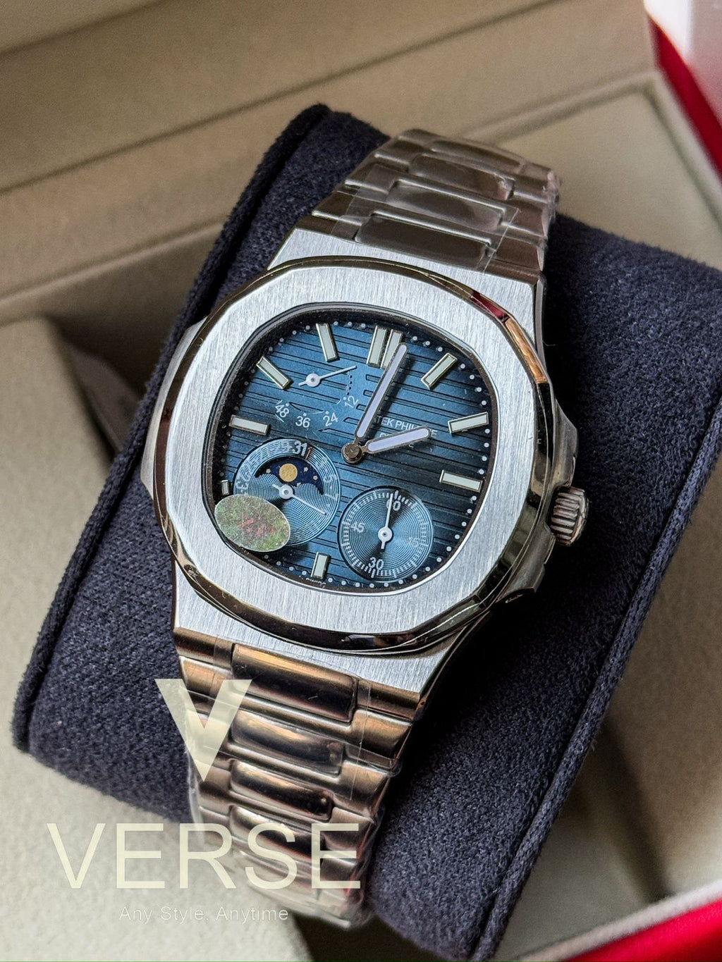 Patek Phlippe Perpetual Calender Blue Automatic Master - VERSE - 