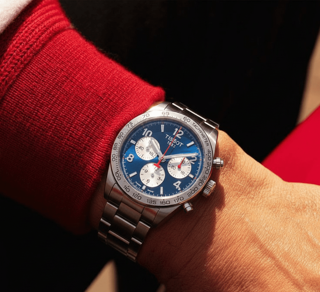 Tissot T - Sport PRS 516 Chronograph Blue Dial Men’s Watch – T131.617.11.042.00 | Tissot T - Sport PRS 516 - VERSE - 