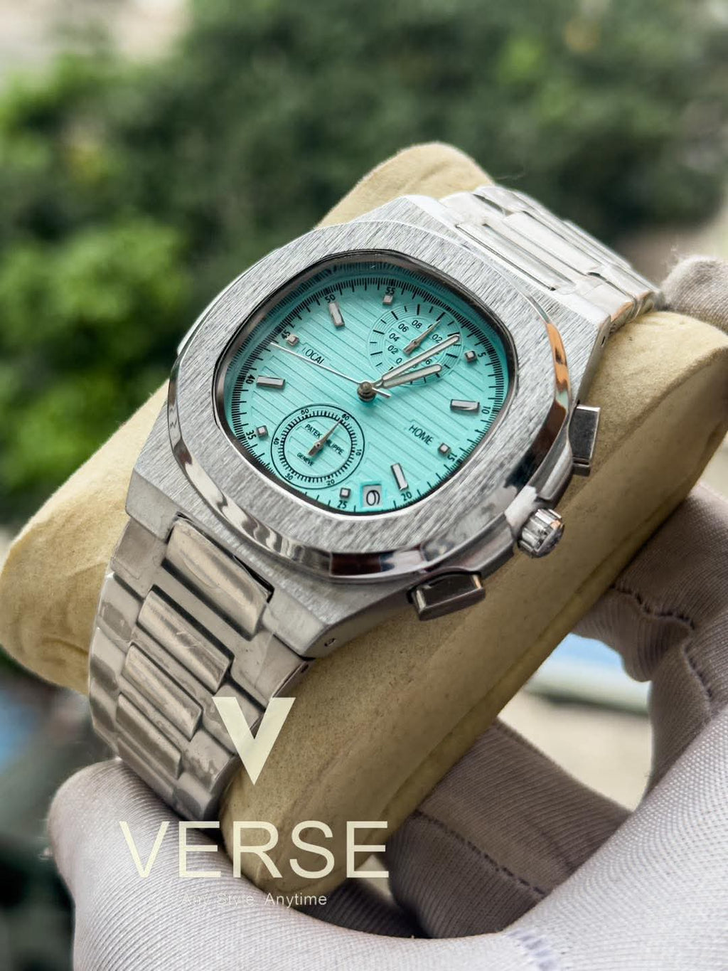 Patek Philippe Nautilus Chronograph Tiffany Dial AA - VERSE - 