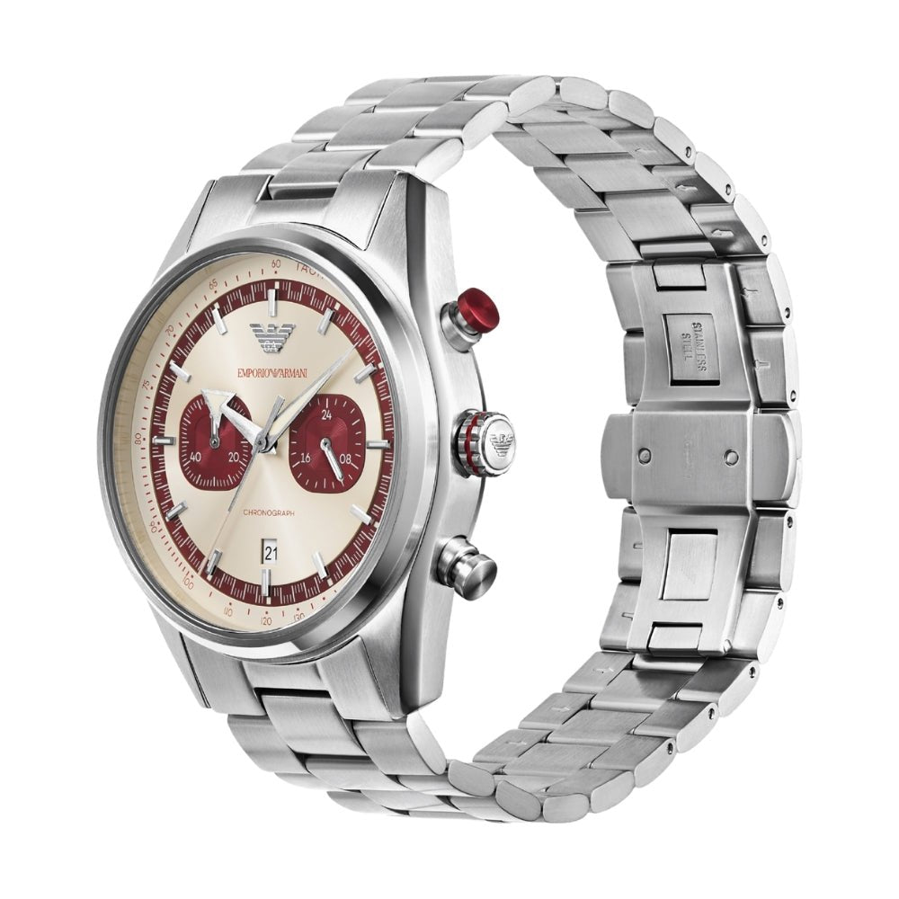 Emporio Armani AR11645 Racer Chronograph Multicolour Dial Stainless Steel Men's Watch | Emporio Armani AR11645 - VERSE - 