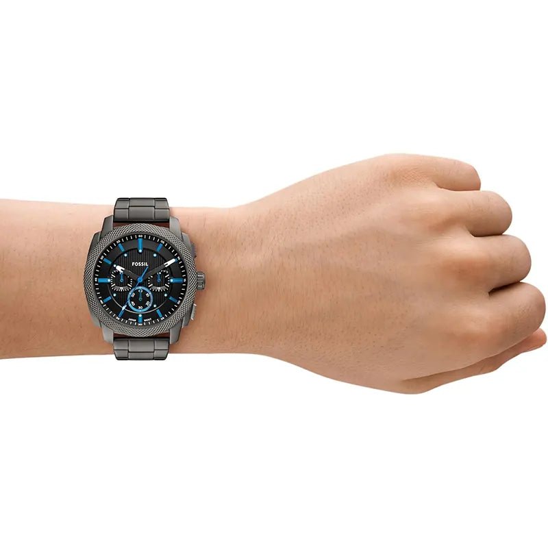 Fossil FS6098 Machine Chronograph Smoke Stainless Steel Men’s Watch | Fossil FS6098 - VERSE - 