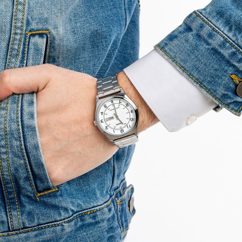 Casio MTP - V006D - 7B2UDF White Dial Men's Watch | Casio MTP - V006D - 7B2UDF - VERSE - 