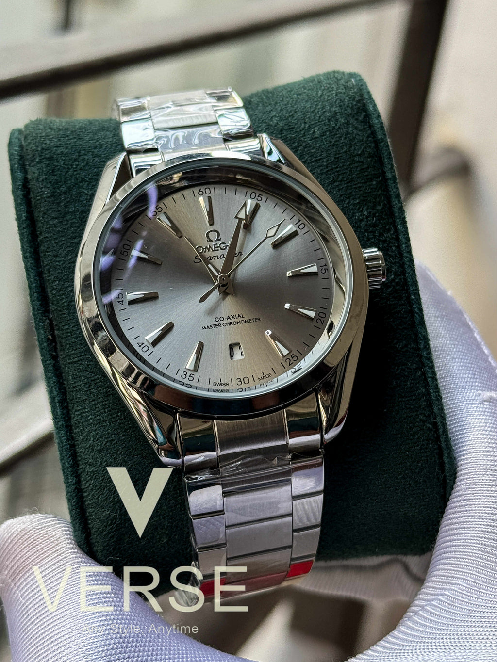 Omega Seamaster AquaTerra Automatic Sunburst Silver Dial AA - VERSE - 
