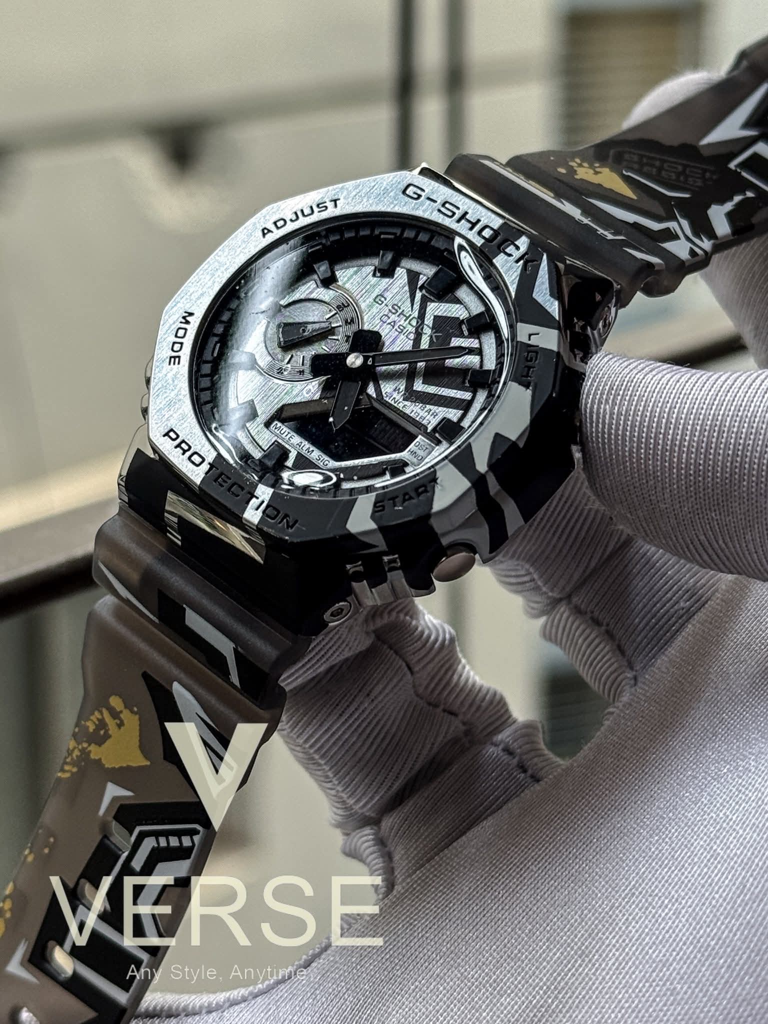 Casio G - Shock GA - 2100HT Tomoyasu Hotei 40th Anniversary "GUITARHYTHM" Triple A - VERSE - 