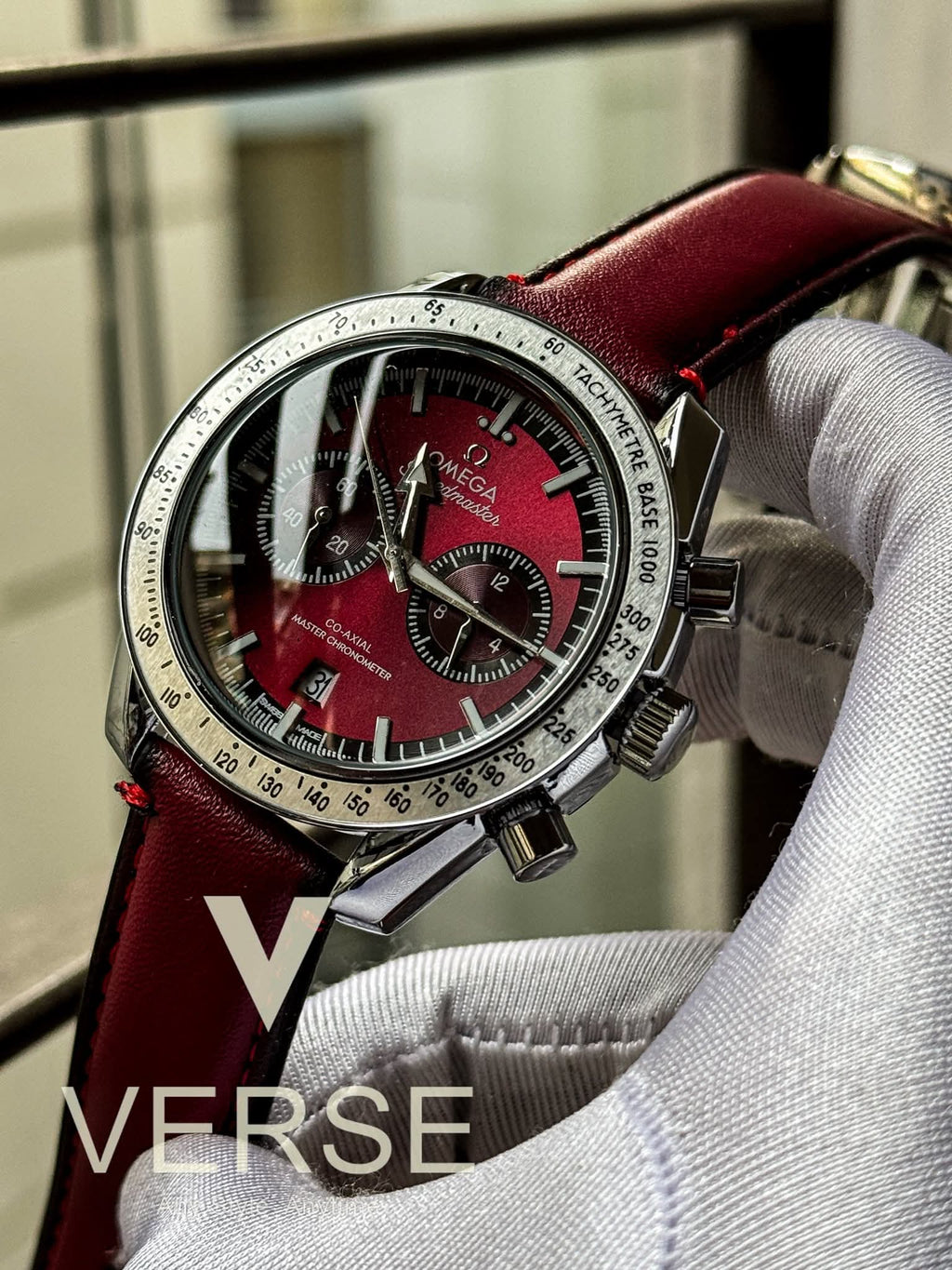 Omega Speedmaster 57 Red Belt Red Dial AA - VERSE - 