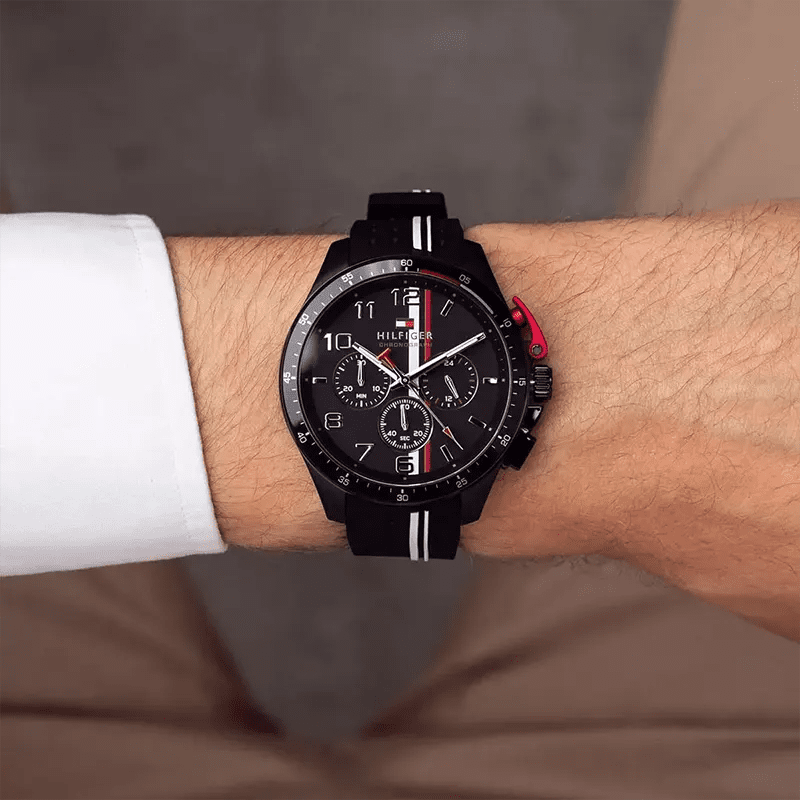 Tommy Hilfiger 1792168 Bank Chronograph Black Dial Men’s Watch | Tommy Hilfiger 1792168 - VERSE - 