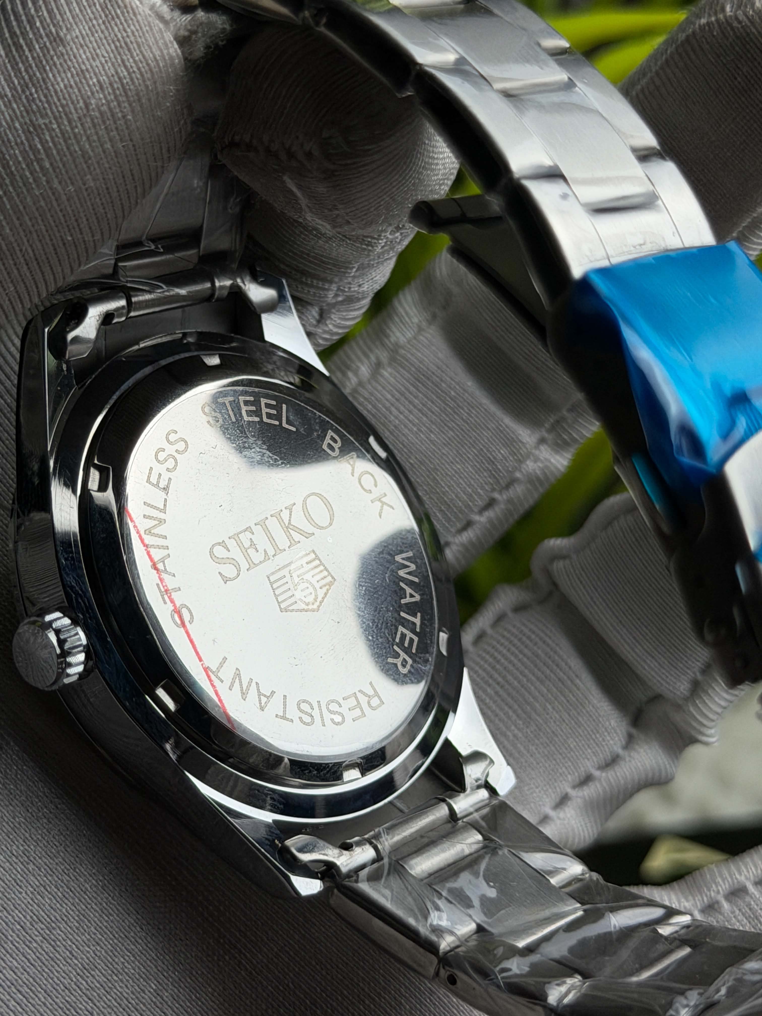 Seiko 5 SNKM87K1 "DressKX" Quartz | Sun Black Dial - ( Double A )