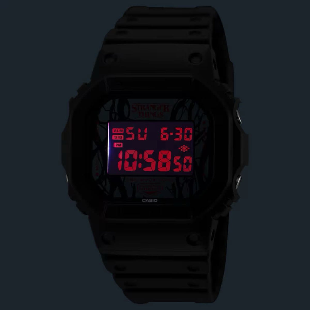 Casio G - Shock DW - 5600STT - 1 “Casio x Stranger Things” Digital Men’s Watch | Casio G - Shock DW - 5600STT - 1 - VERSE - 