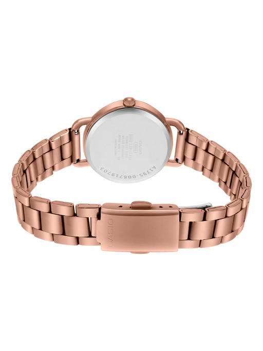 Casio LTP-E412PG-4ADF Rose Gold Dial Pink Gold Stainless Steel Women's Watch | Casio LTP-E412PG-4ADF