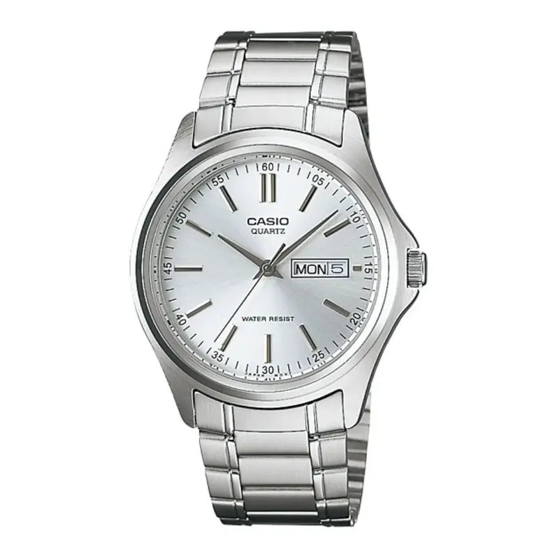 Casio MTP - 1239D - 7ADF Opaline White Dial Men's Stainless Steel Watch | Casio MTP - 1239D - 7ADF - VERSE - 