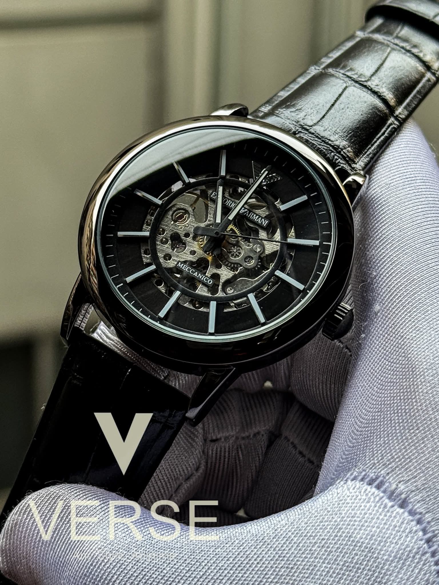 Armani Automatic Oval Black Dial AA - VERSE - 