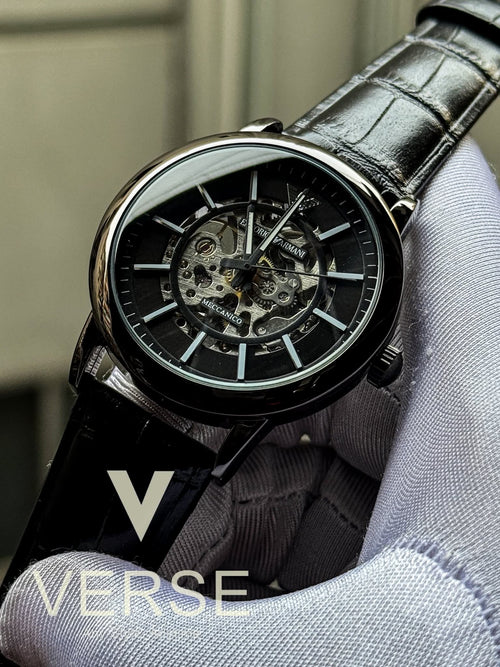 Armani Automatic Oval Black Dial AA - VERSE - 