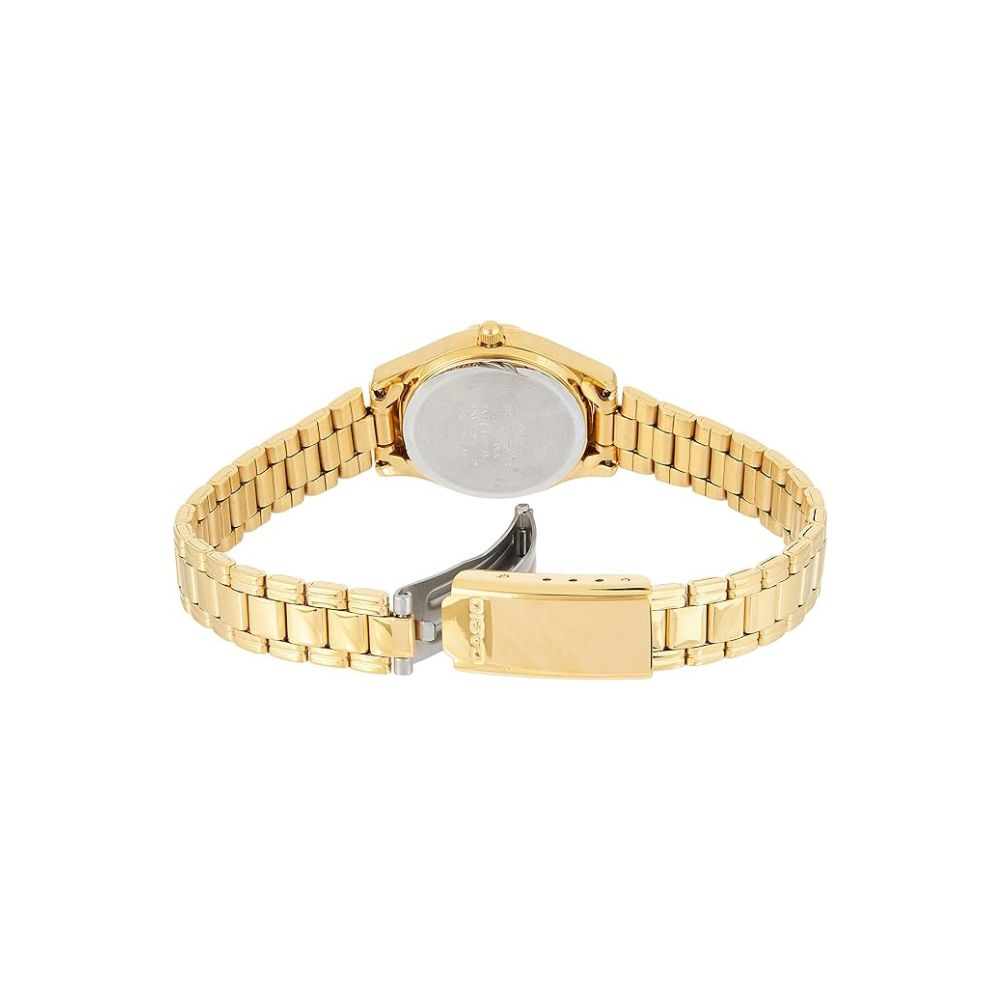 Casio LTP-1275G-9ADF Warm Champagne Dial Gold Stainless Steel Women's Watch | Casio LTP-1275G-9ADF