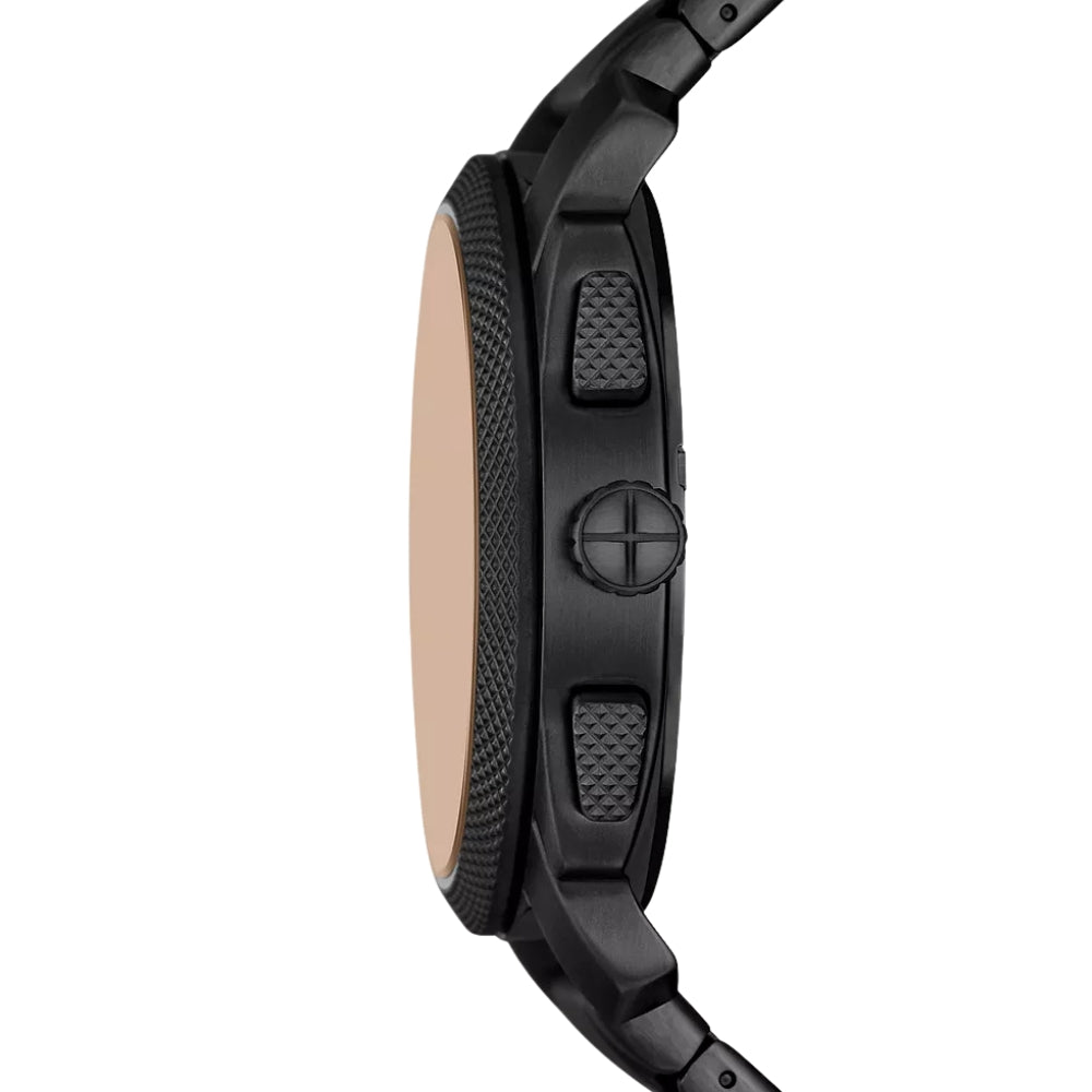 Fossil FS6097 Machine Chronograph Brown Dial Black Stainless Steel Men's Watch | Fossil FS6097 - VERSE - 