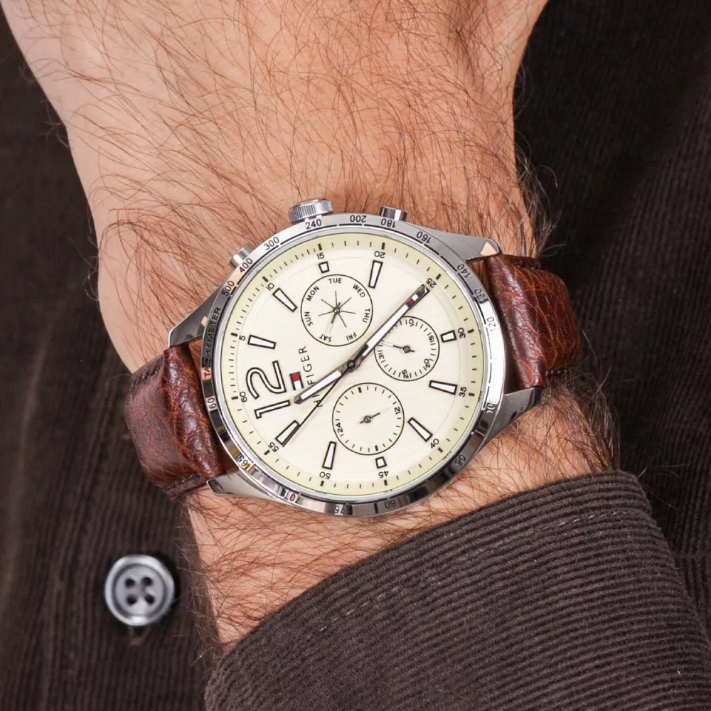 Tommy Hilfiger TH1791467 Men’s Beige Dial Chronograph Watch| Tommy Hilfiger TH1791467 - VERSE - 