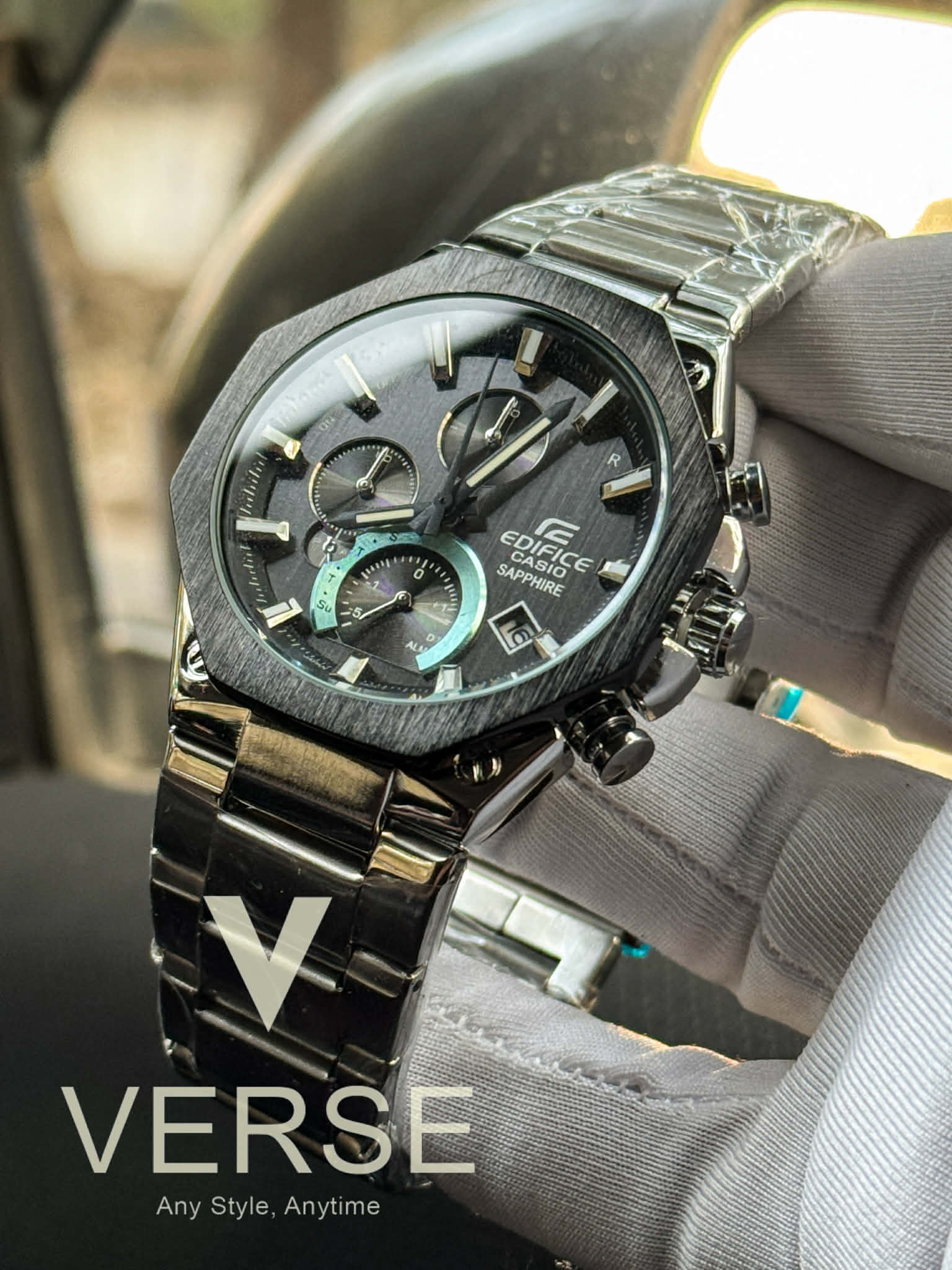 Casio Edifice EQB - 1100 | Aqua Shade Black Bezel - VERSE - 