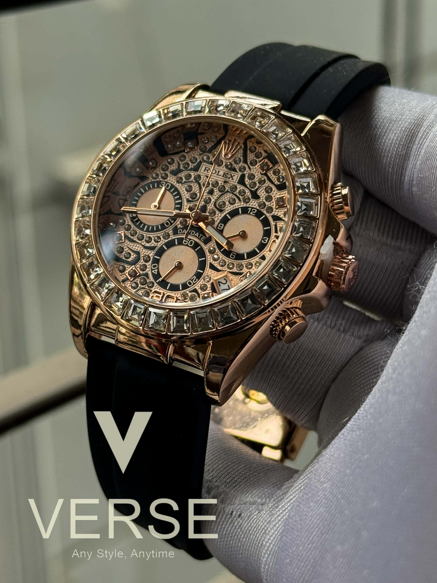 Rolex Daytona “Eye of the Tiger” Rose - Gold AA - VERSE - 