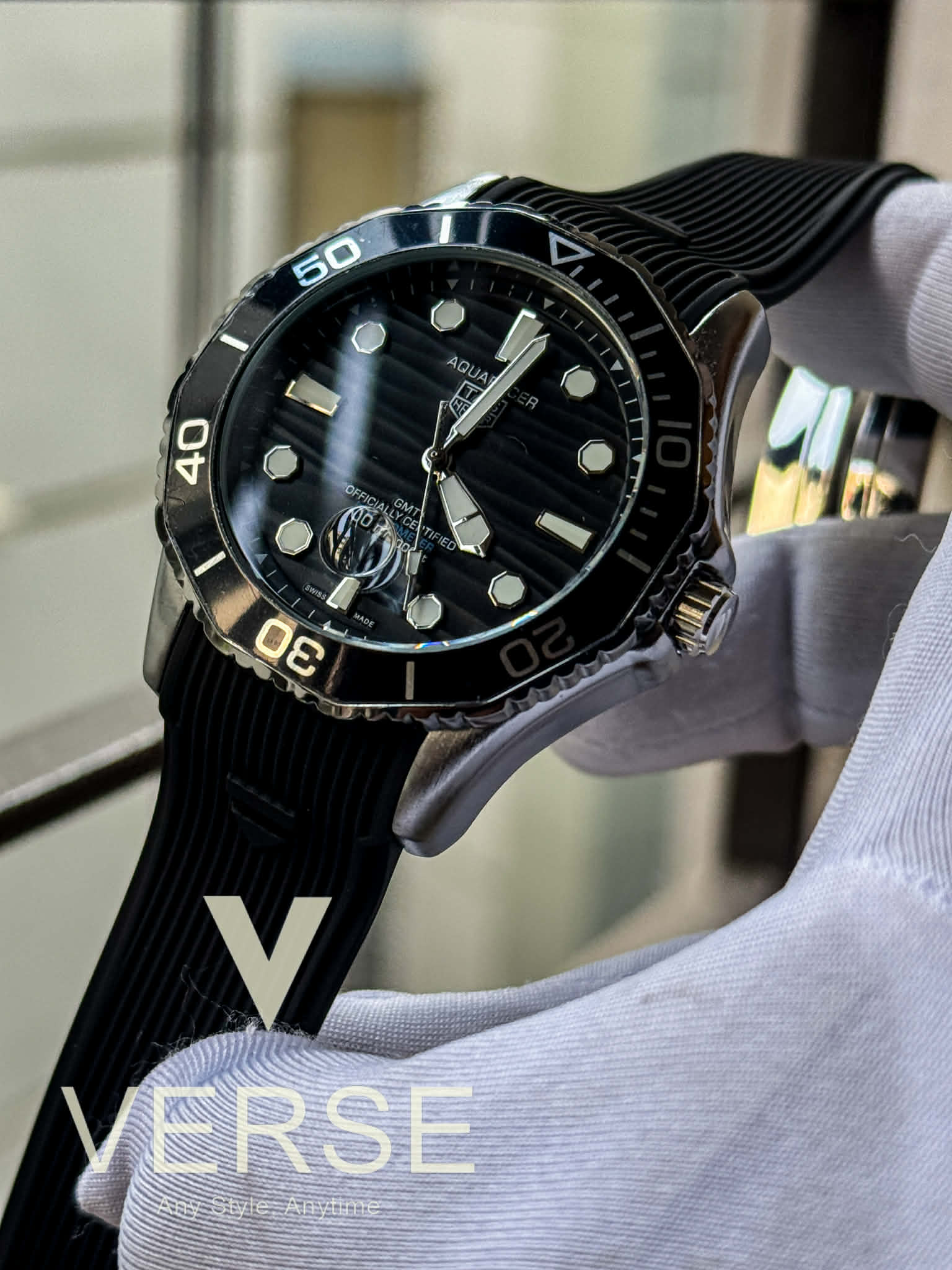 TAG Heuer Aquaracer Professional - Superdiver | Sweep Triple Black - VERSE - 