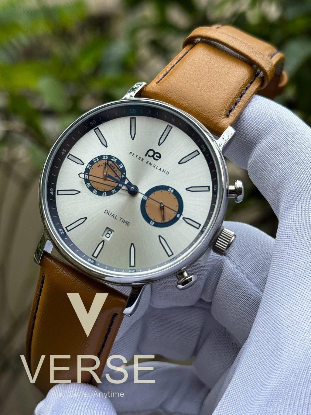 Peter England PE000063C 2023 Edition Analog Dual Time Men's Watch| Peter England PE000063C - VERSE - 