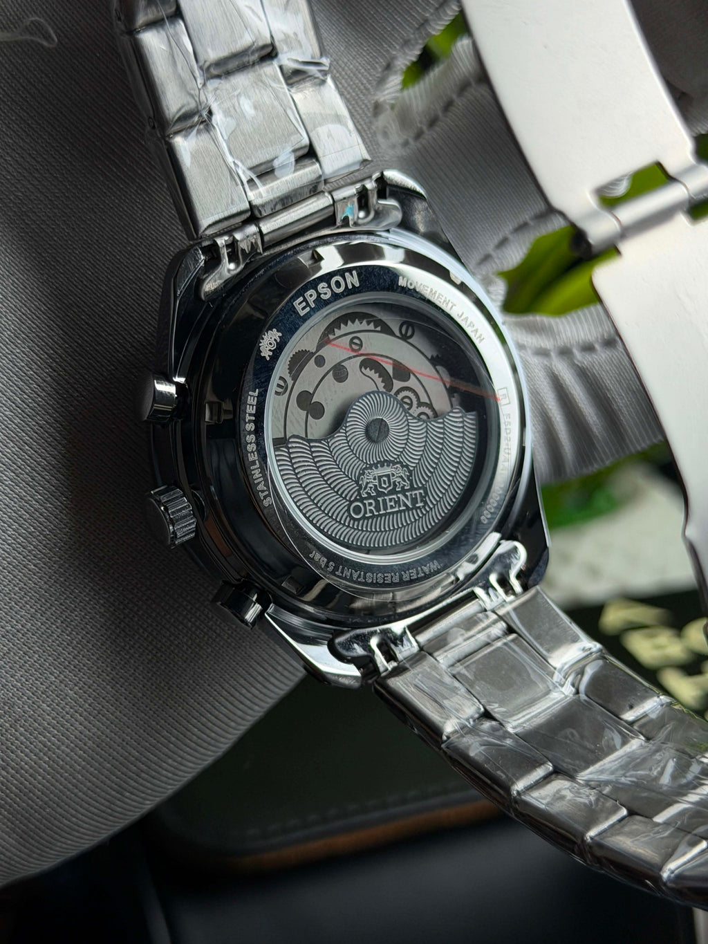 Orient Neo 70s Horizon Chronograph | Prussian Blue Dial Silver Bracelet - ( Double A )