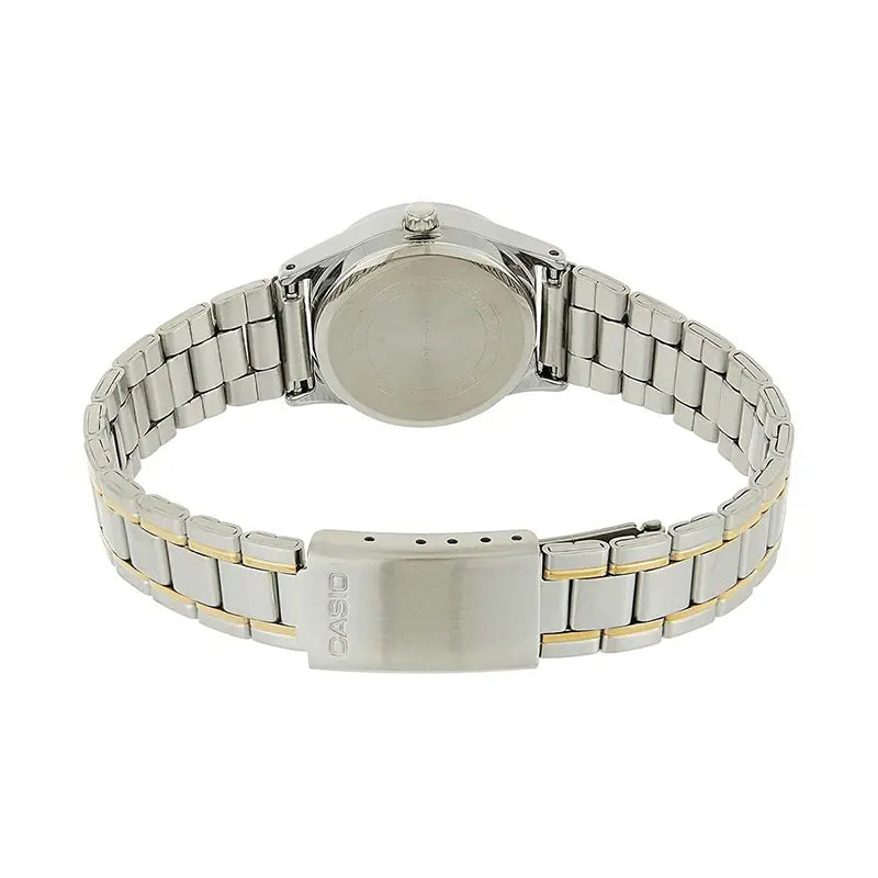 Casio LTP-V006SG-9BUDF Champagne Dial Two-Tone Stainless Steel Women's Watch | Casio LTP-V006SG-9BUDF