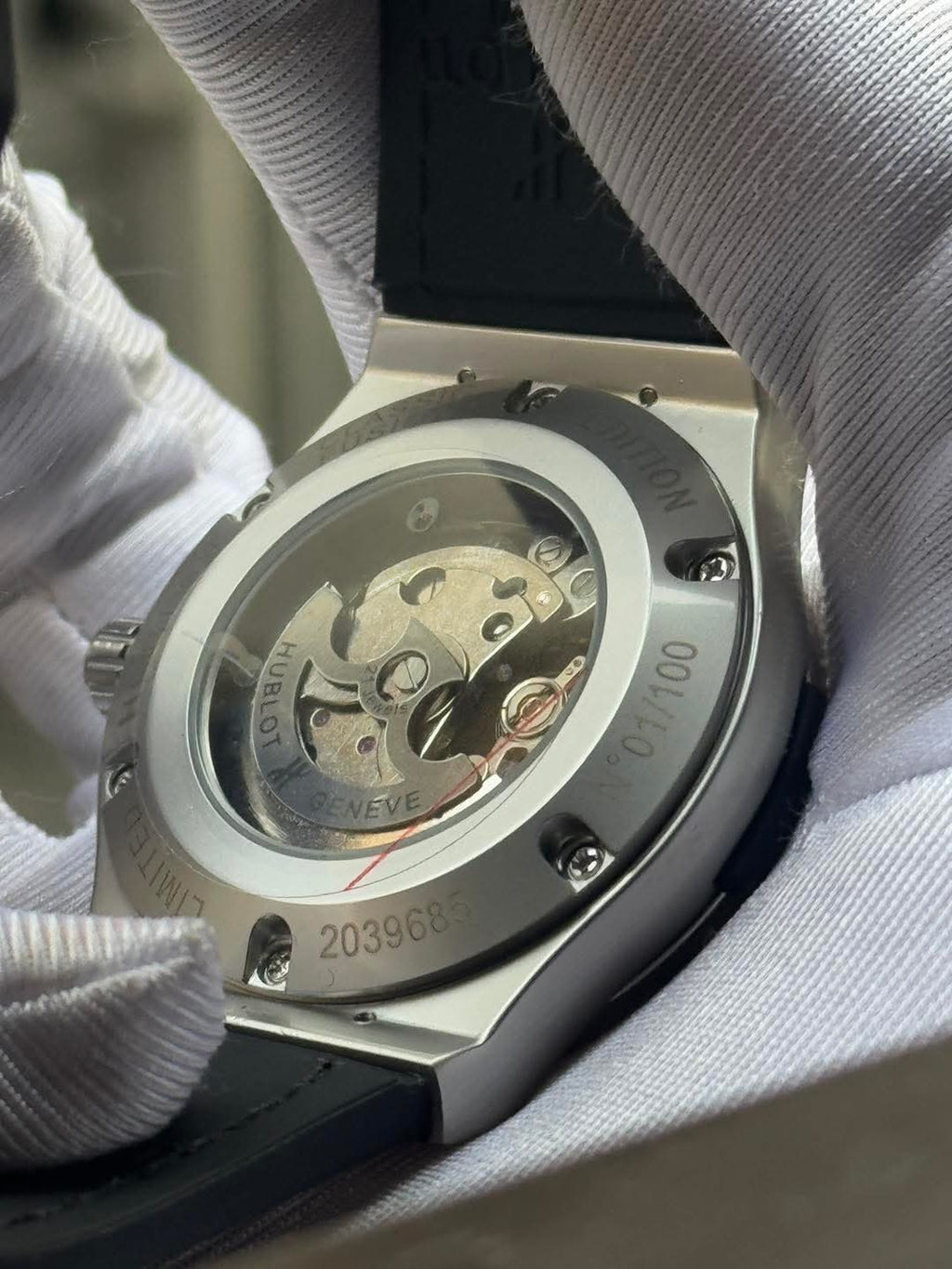 Hublot Automatic Grey Belt White Dial AA - VERSE - 