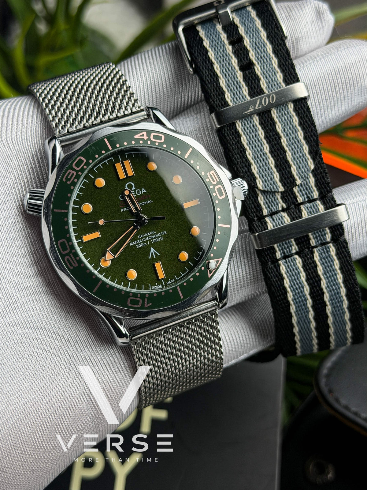 Omega Seamaster Diver 300M 007 Edition | “Green Commando” - ( Double A )
