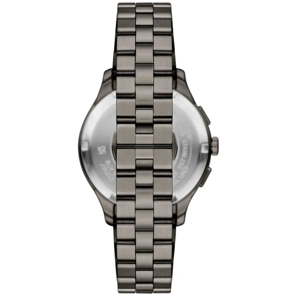 Emporio Armani Dario Chronograph Navy Blue Dial Gunmetal Stainless Steel Men's Watch | Emporio Armani AR11729