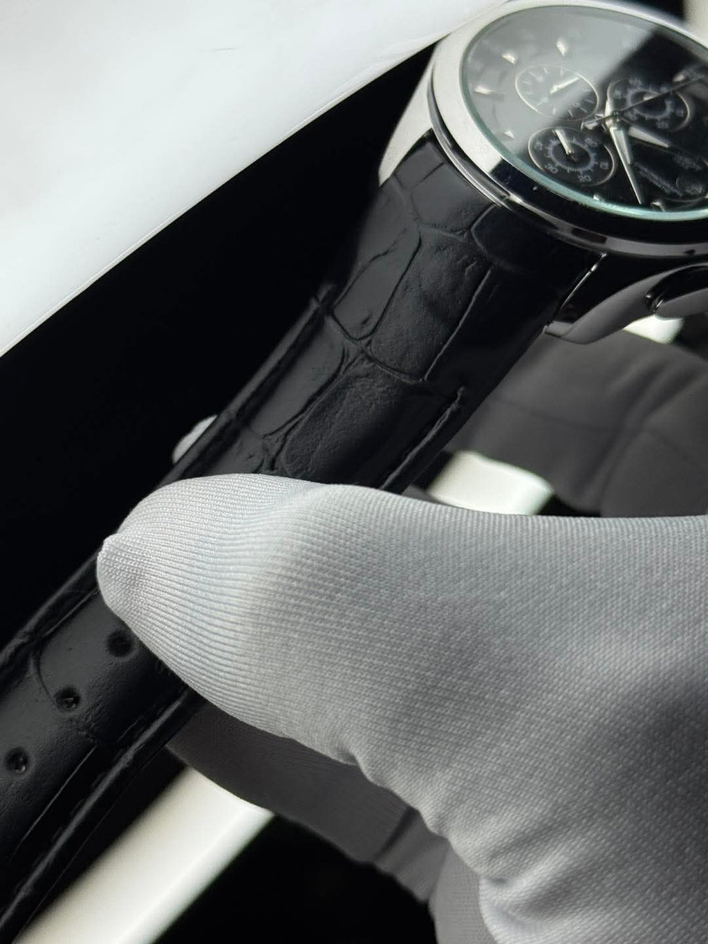 Tissot Couturier Chronograph Black Belt Black Dial AA - VERSE - 