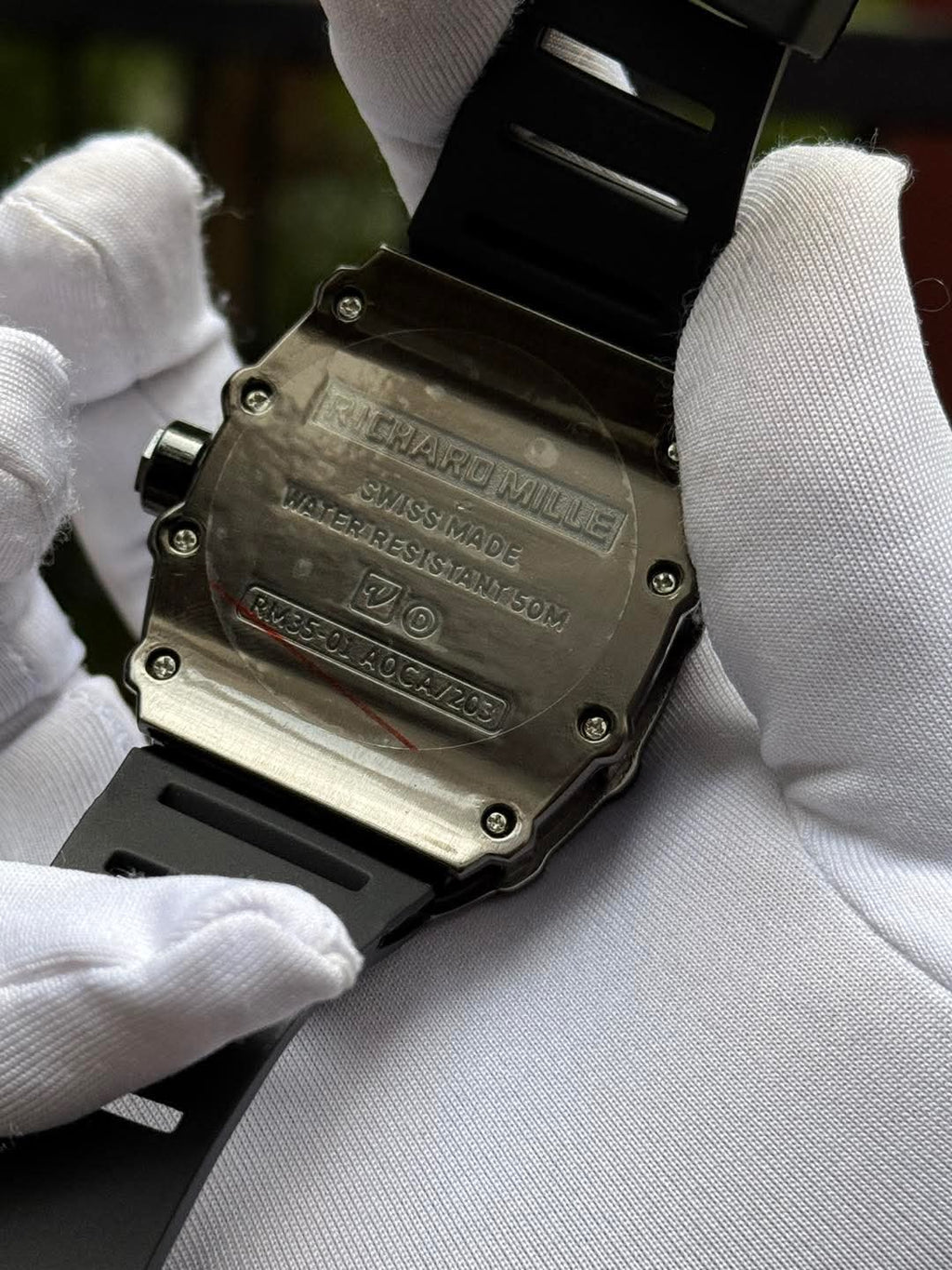 Richard Mille RM35 - 01 Black Belt Silver Case AA - VERSE - 