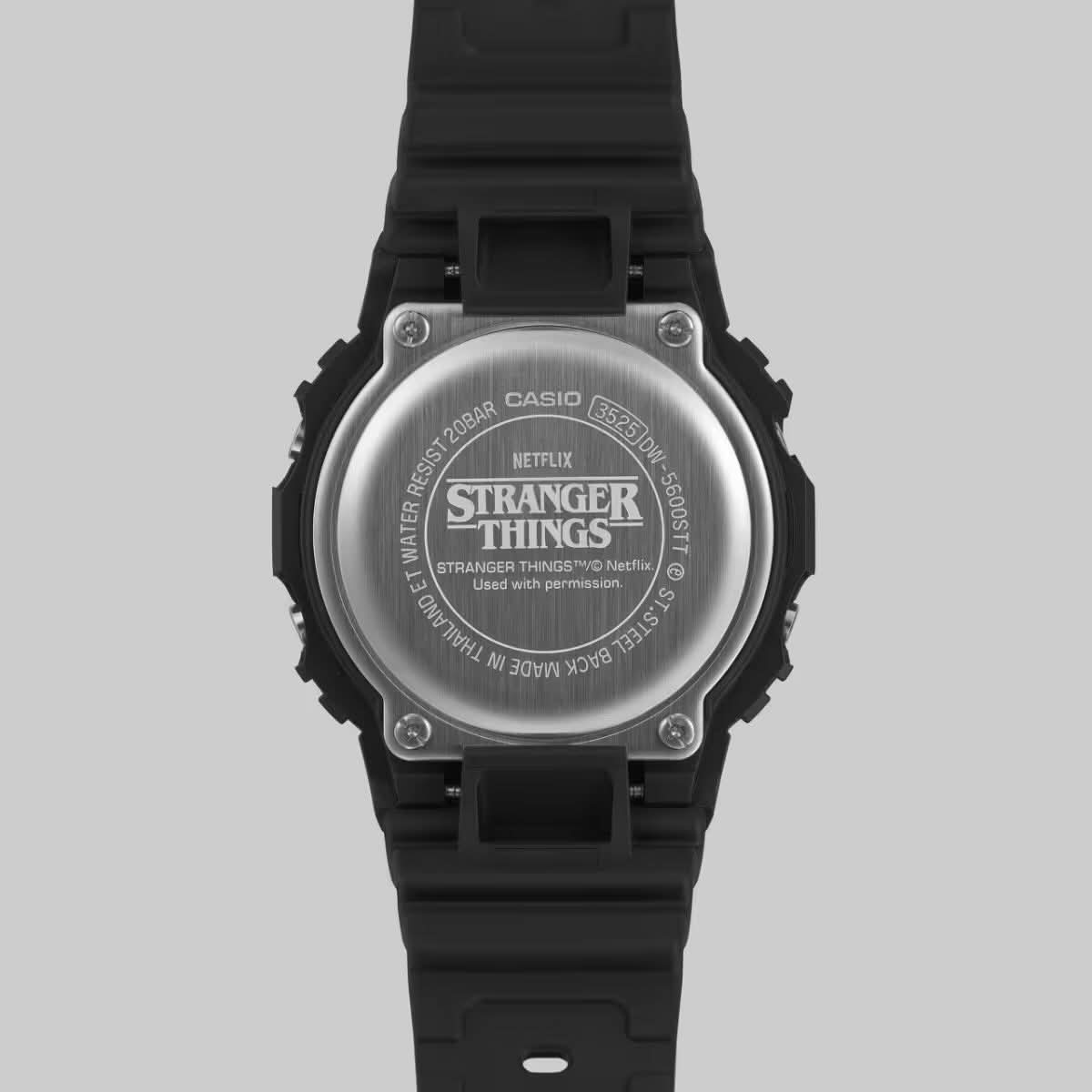 Casio G - Shock DW - 5600STT - 1 “Casio x Stranger Things” Digital Men’s Watch | Casio G - Shock DW - 5600STT - 1 - VERSE - 