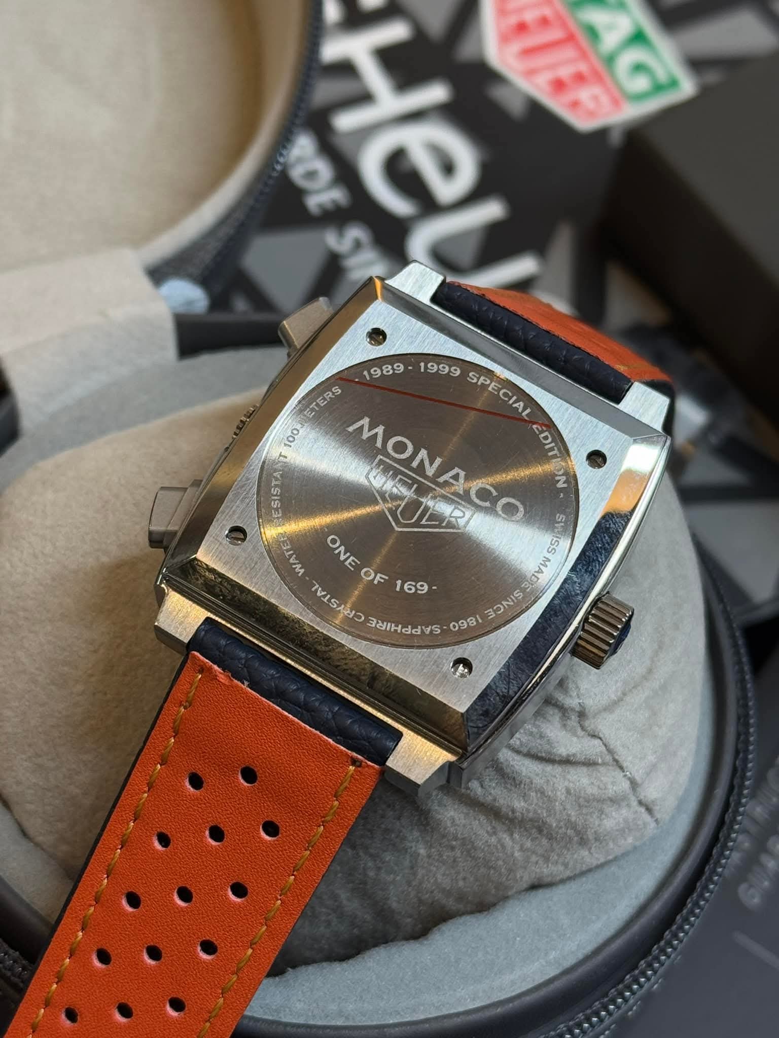 TAG Heuer Chronograph Monaco Gulf 2018 Special Edition - "Steve McQueen" Euro - VERSE - 