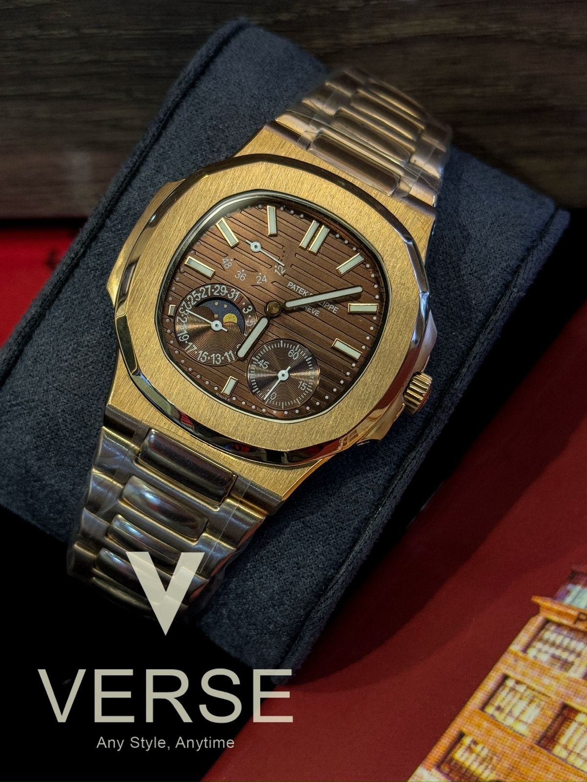 Patek Phlippe Perpetual Calender Automatic Rose Gold Master - VERSE - 