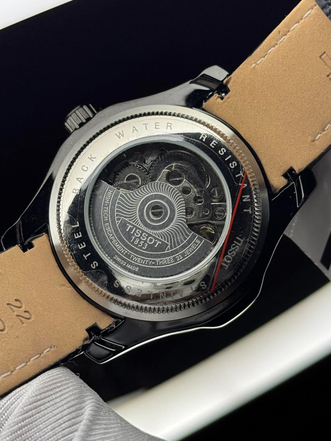 Tissot Automatic Moonphase Black Belt Black Dial AA - VERSE - 
