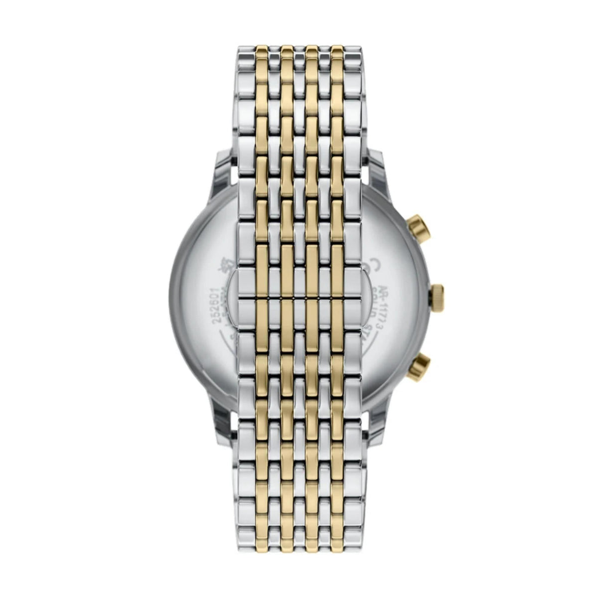 Emporio Armani Minimalist Chronograph Grey Dial Two-Tone Stainless Steel Men's Watch | Emporio Armani AR11773