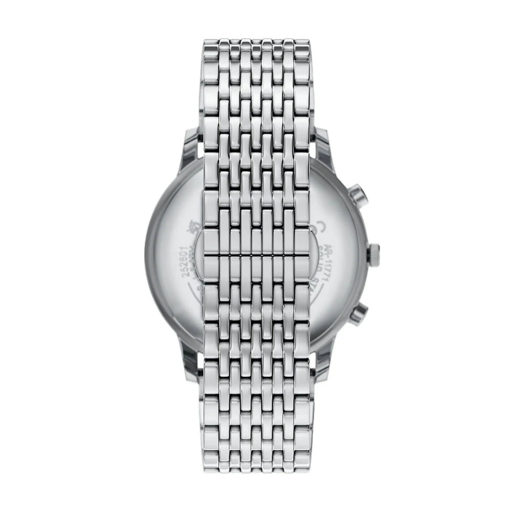 Emporio Armani Minimalist Chronograph Navy Blue Dial Stainless Steel Men's Watch | Emporio Armani AR11771