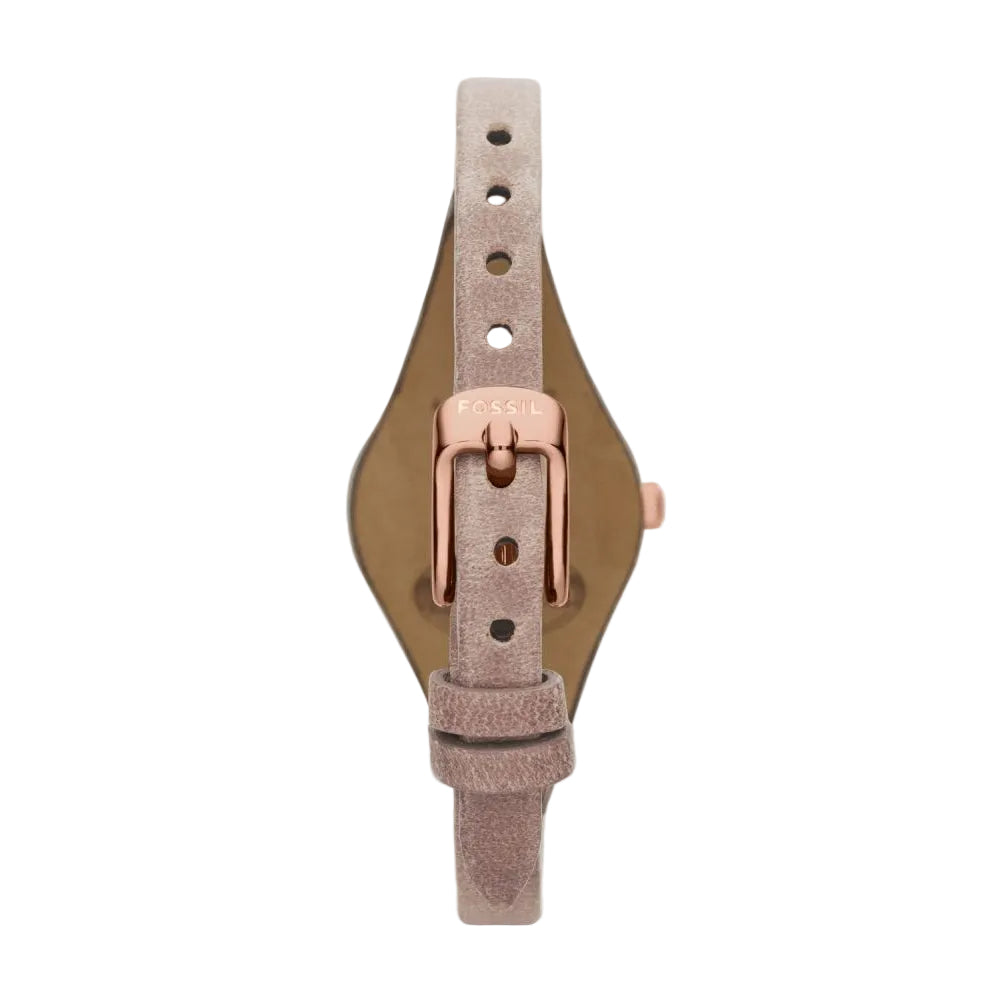 Fossil Georgia Mini Rose Gold Dial Sand Leather Women's Watch | Fossil ES3262