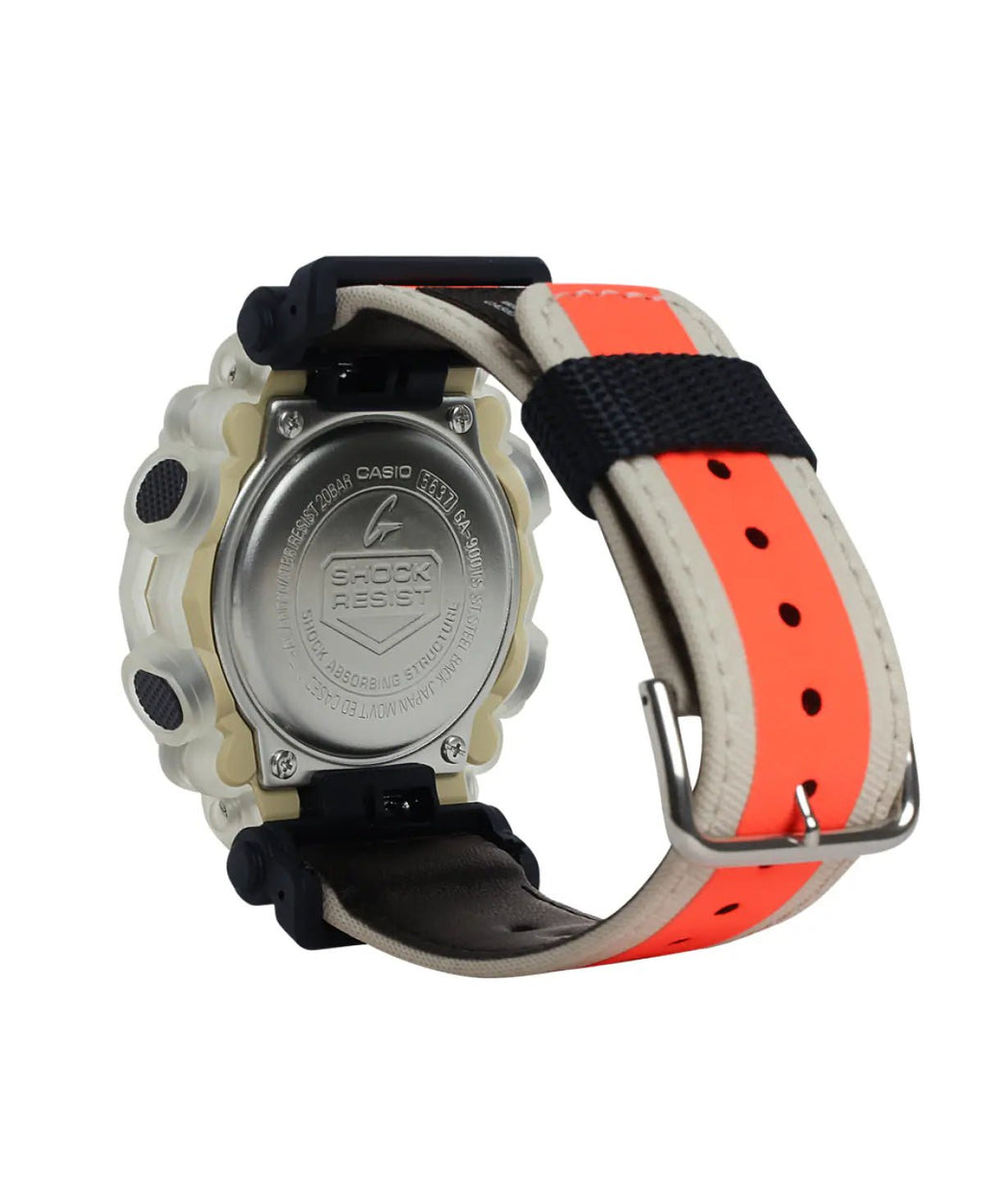 Casio G-Shock GA-900TS-4A Tough Street Series Orange Resin Men’s Analog-Digital Watch| Casio G-Shock GA-900TS-4AVERSE
