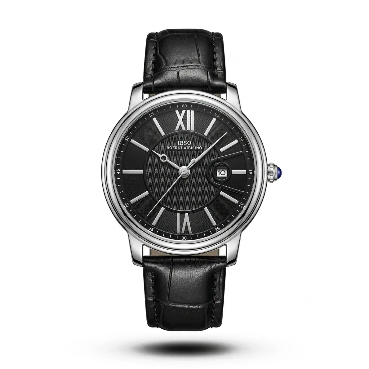 IBSO Boerni Aibisino Sterling Guilloché | "Midnight Ripple" - S3893G