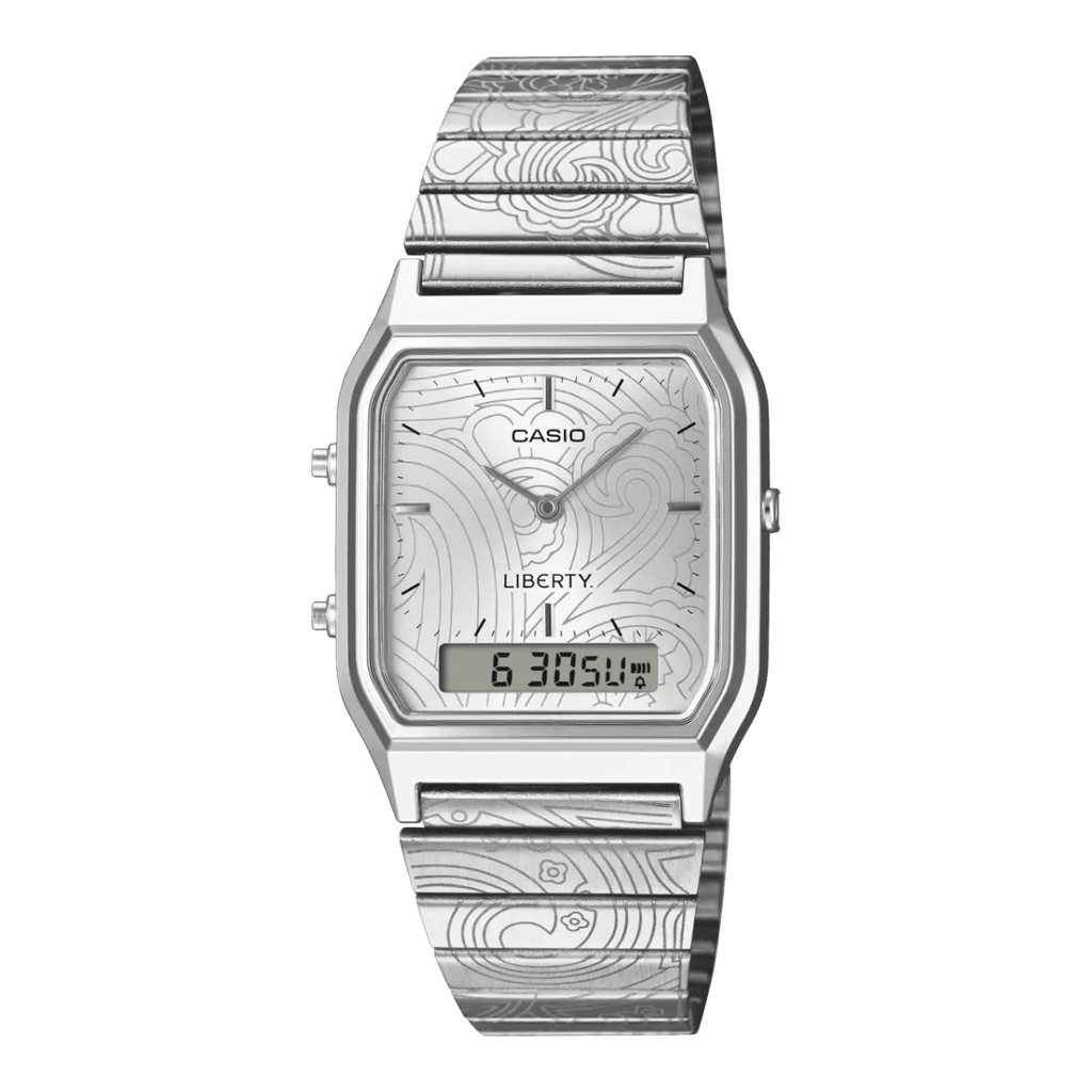 Casio Vintage AQ - 230ELT - 7A Liberty Edition Men's Stainless Steel Watch | AQ - 230ELT - 7A - VERSE - 
